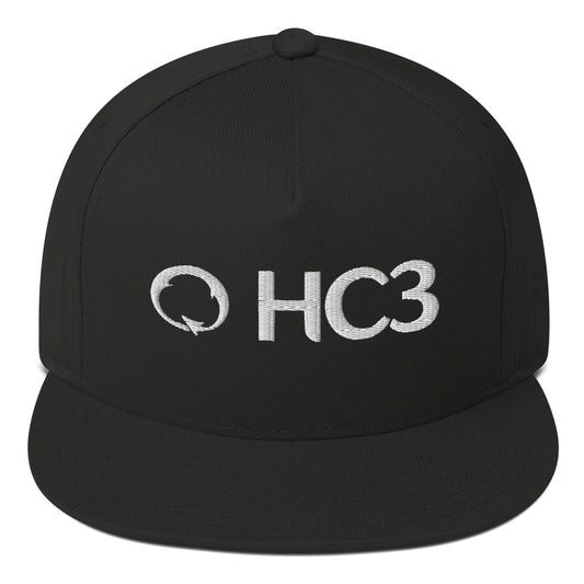 HC3 Embroidered Flat Bill Cap