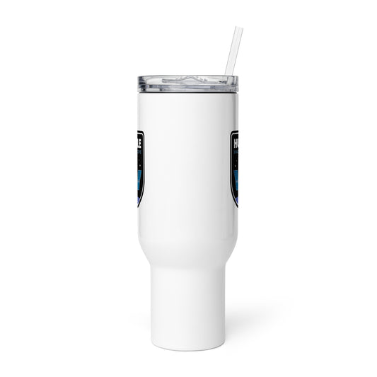 Hubble Shield Travel mug with a handle