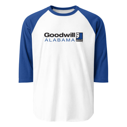 Alabama Goodwill 3/4 sleeve raglan shirt