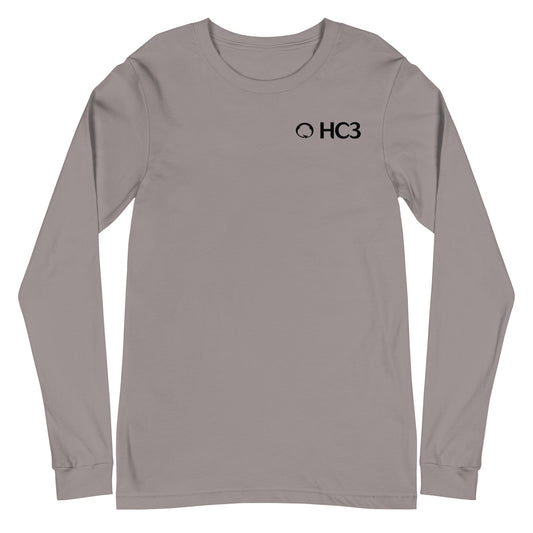 HC3 Unisex Long Sleeve Tee FLC Logo